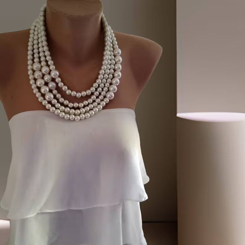 Layered Pearl Necklace