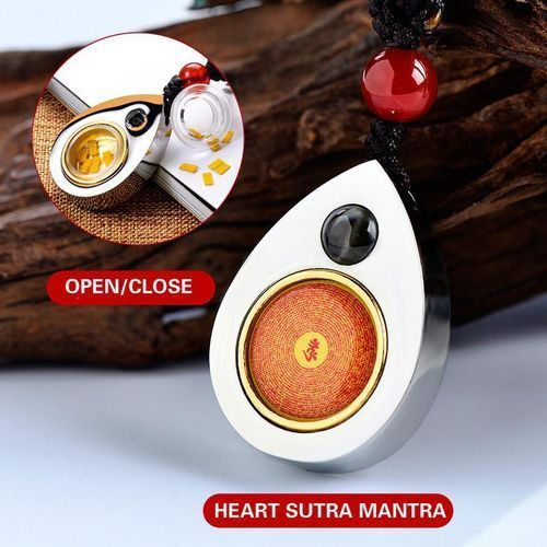 Shurangama Mantra Camera Project Read Lucky Necklace Pendant