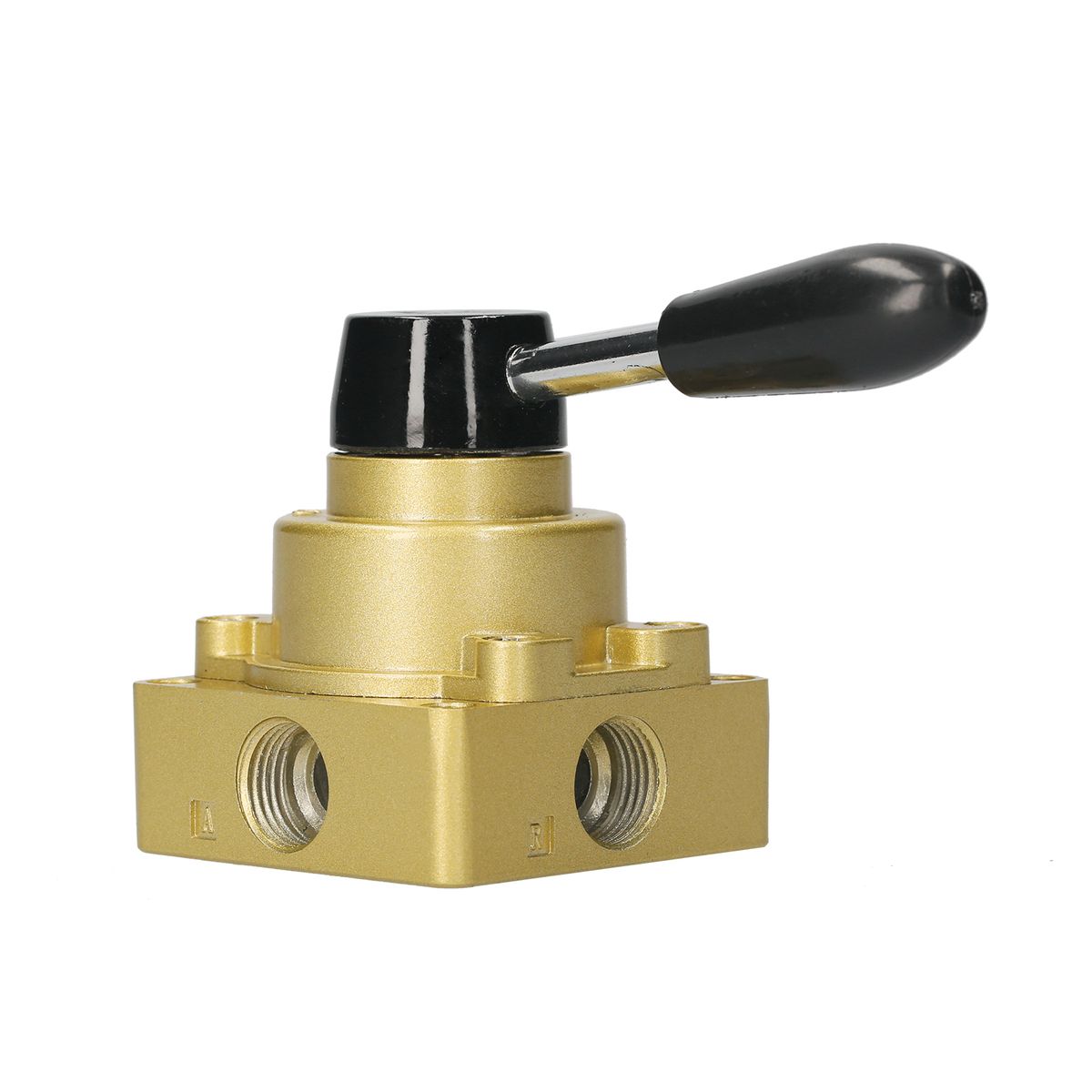 1/2-inch Pneumatic Rotary Lever Hand Valve 4 Way 3 Position