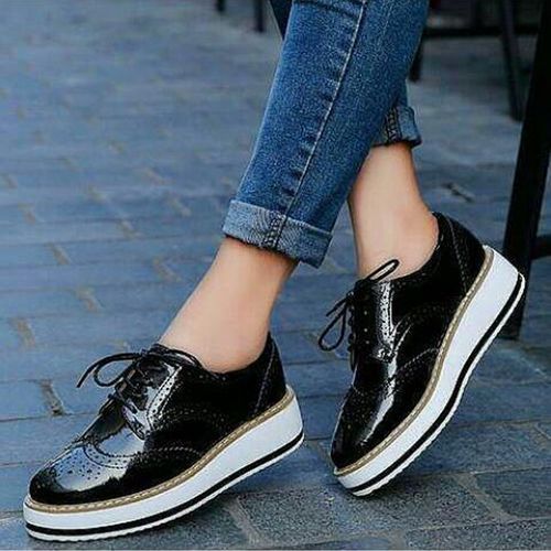 Bullock Ladies Patent Sneakers