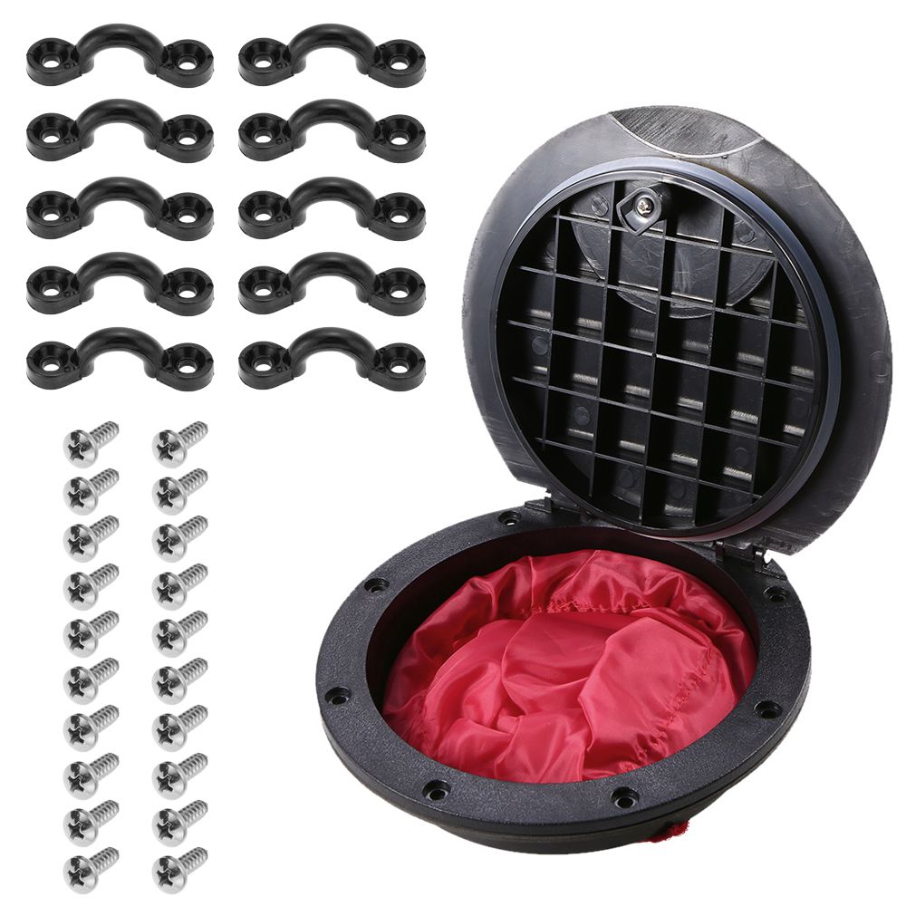 20.5cm Outer Diameter Deck Plate With Storage Bag Pad Eyes