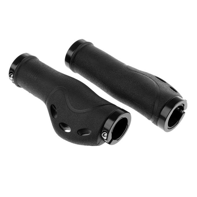 1 Pair Handlebar Grips Bicycle Mountain Bike Soft Rubber Handlebar End