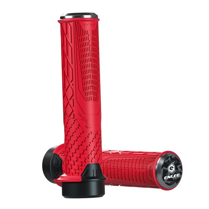 Bike Handlebar Grips Hand Grip MTB Cycle Road Mountain Bike Red Red