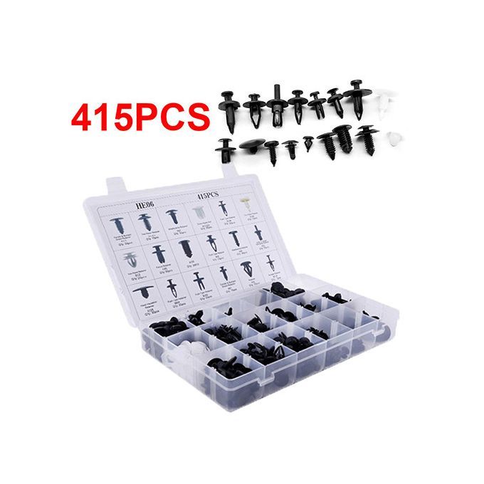 415PCS Boxed Buckle Is Suitable For Ford Chrysler Buick Car Door Panel Lining Bumper Buckle Clip