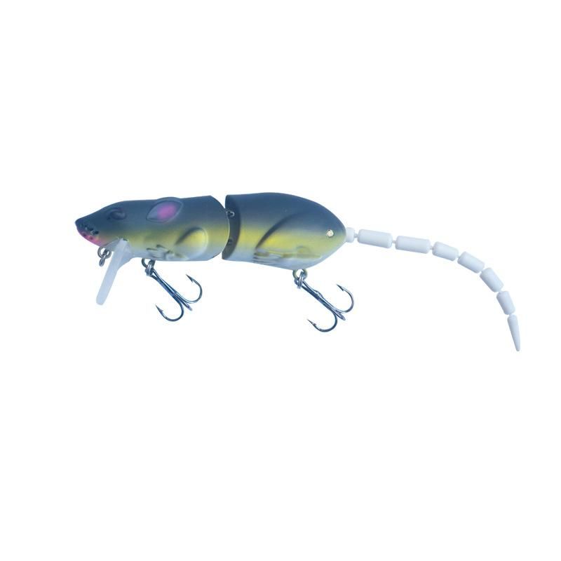 Artificial Fishing Lure Plastic Mouse Lure Rat Bait with Hoo