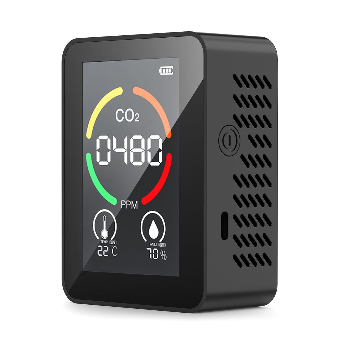 3-in-1 Infrared CO2 Temperature Humidity Monitor