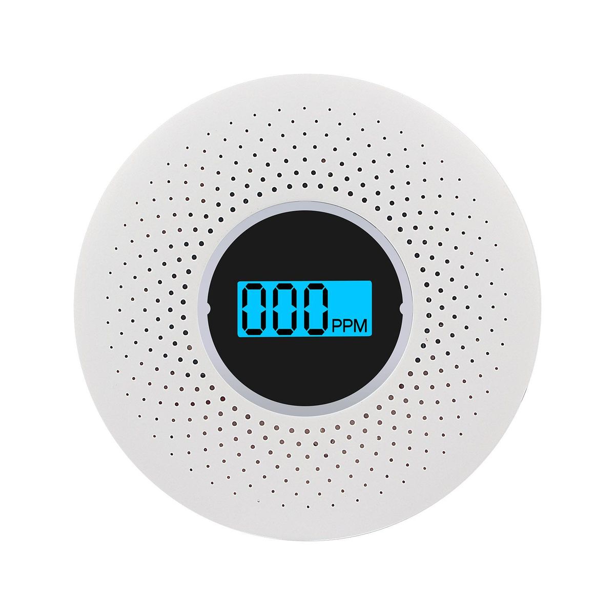 Combination Smoke and Carbon Monoxide Detector with Display Sound & Flash Alarm & LED Indicating Alarm Intelligent Smoke and CO Detector for Home Company Factory Warehouse KTV Compound Type Detector