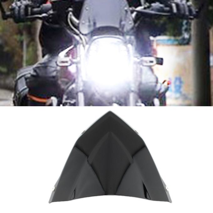Front Windshield Windscreen For YAMAHA FZ07 2014-2020 Motorcycle Black