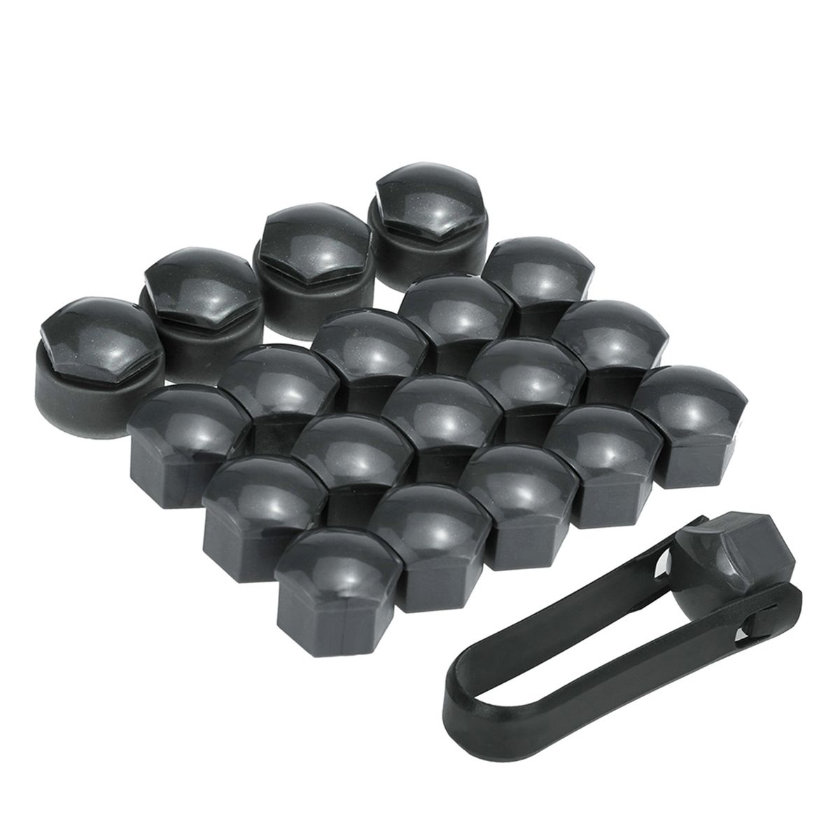 Set Of 16+4pcs Universal 17mm Car Wheel Nut Bolt Covers