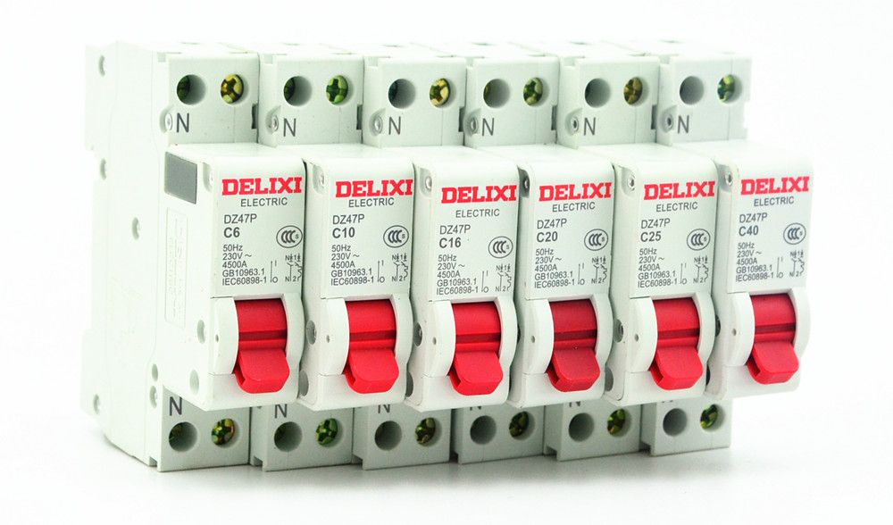 Circuit Breaker 6A 10A 16A 25A 32A 40A DPN 1P+N 4.5KA 230V