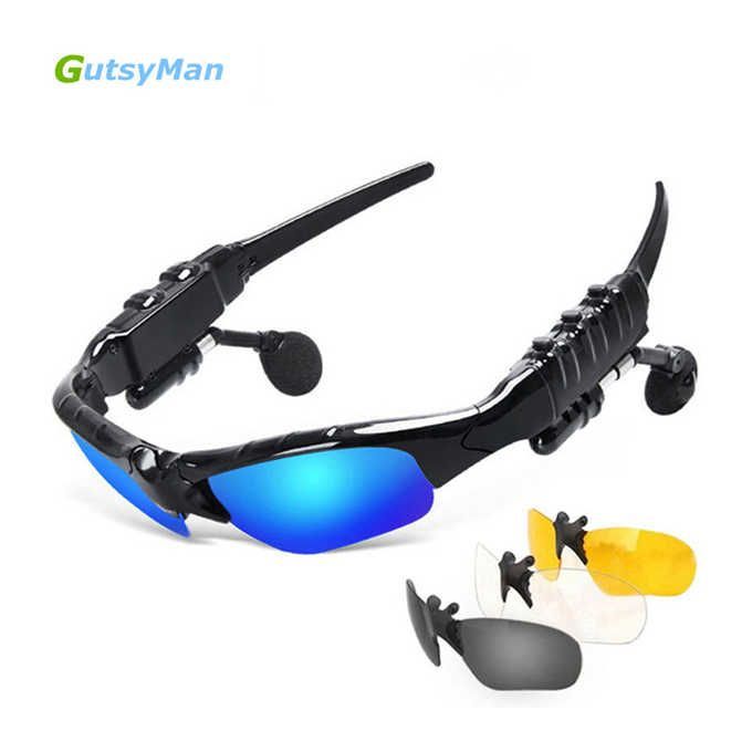 FBI Smart Glasses Sports Bluetooth Music Sunglasses Driving Glasses Multifunctional