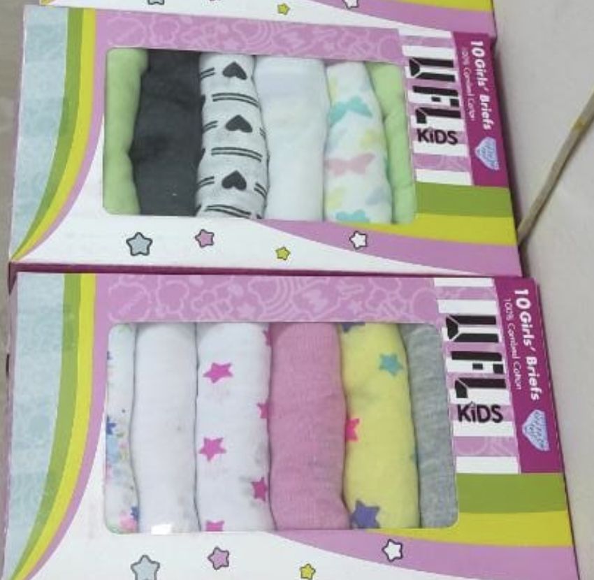 Girls 12 In 1 Panties Set