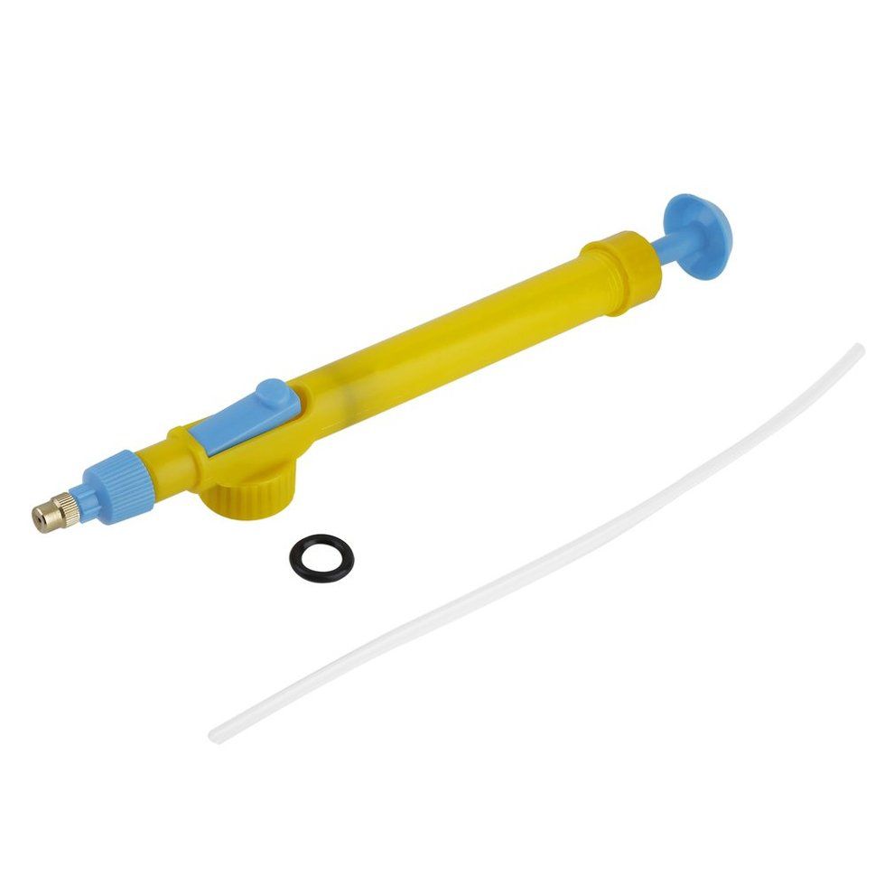Mini Juice Bottles Interface Plastic Trolley Gun Sprayer Head Water Pressure Yellow & Blue
