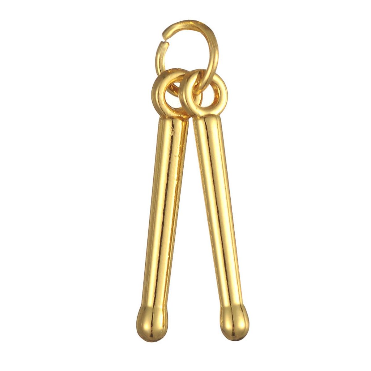 3Pcs Drum Stick Pendant Jewelry For Men Women Collection Aureate