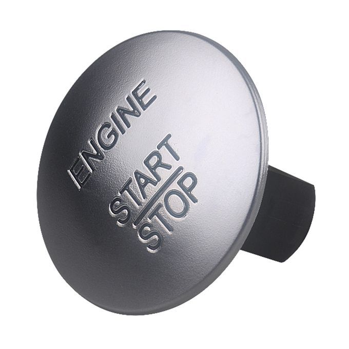 Keyless Push Start Button 2215450714 Replacement For  Silver Silver