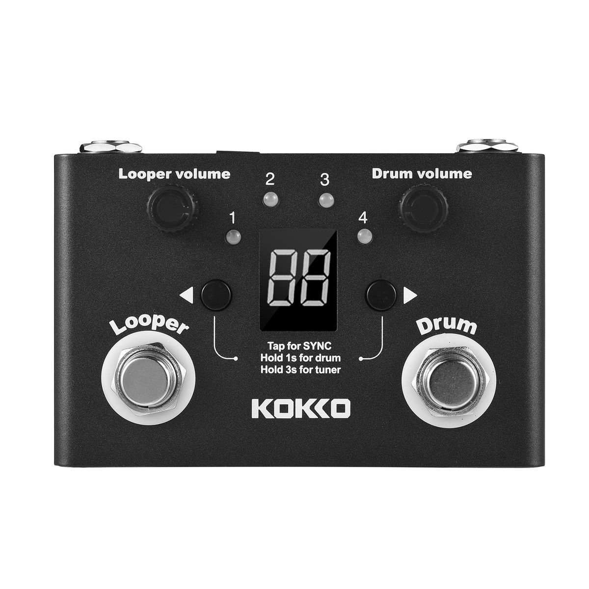 Multifunctional Drum & Looper Effect Pedal Tuner BT