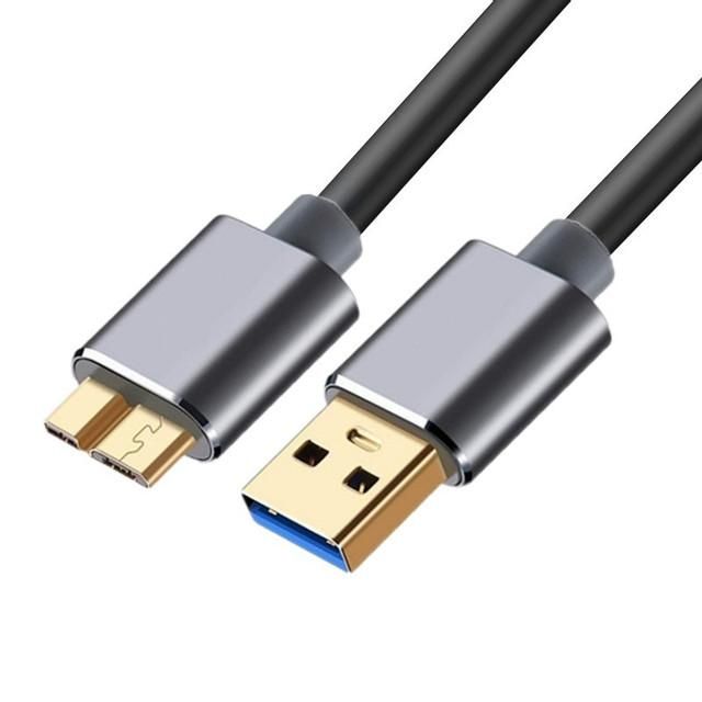 Hard Drive External Cable USB Micro B Cable HDD Cable Micro Data Cable SSD Sata Cable for Samsung Hard Disk Micro B USB3 0 Cable