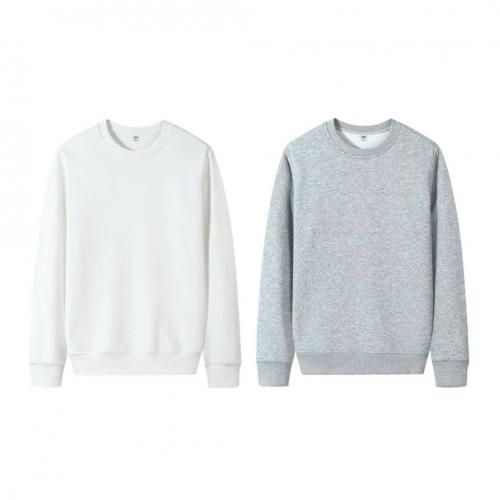 2-in-1 Thick Sweatshirts (White & Light Grey)
