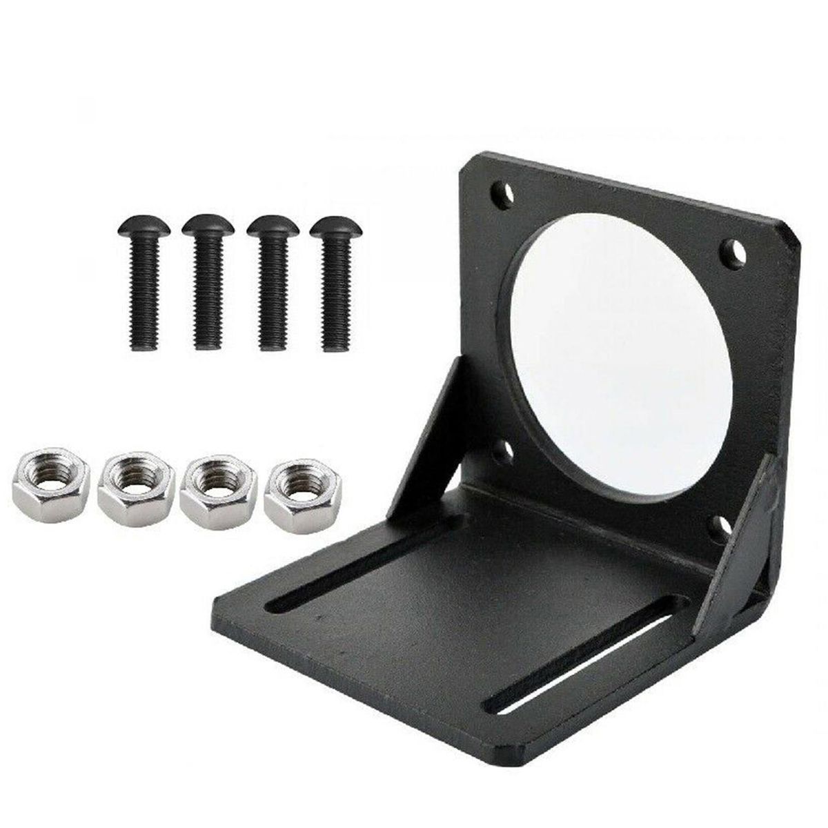Mount Angle L Bracket + Screws 6mm Steel Plate Replacement for Nema 34 86mm Stepper Motor