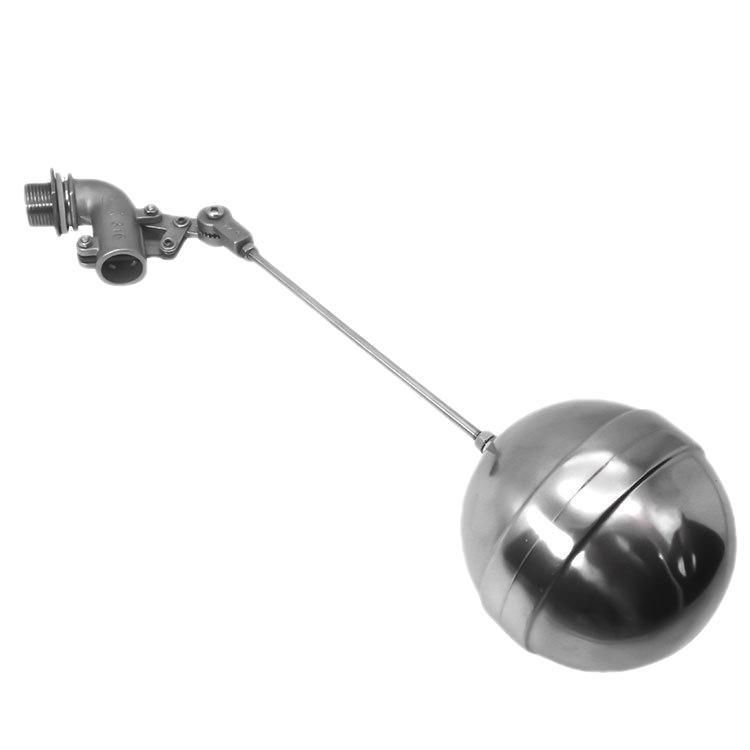 304 Stainless Steel Elbow Floating Ball Valve Water Tank Water Tower Floating Ball Switch Automatic Water Level 4 Points Adjustable 360 °