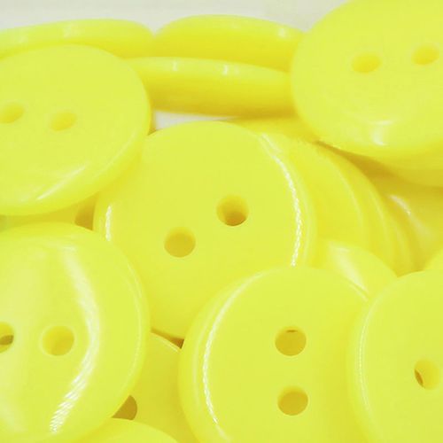 100pcs  Yellow Size 12.5mm Clothes Button Round DIY Crafts & Children's Manual Button For Clothes