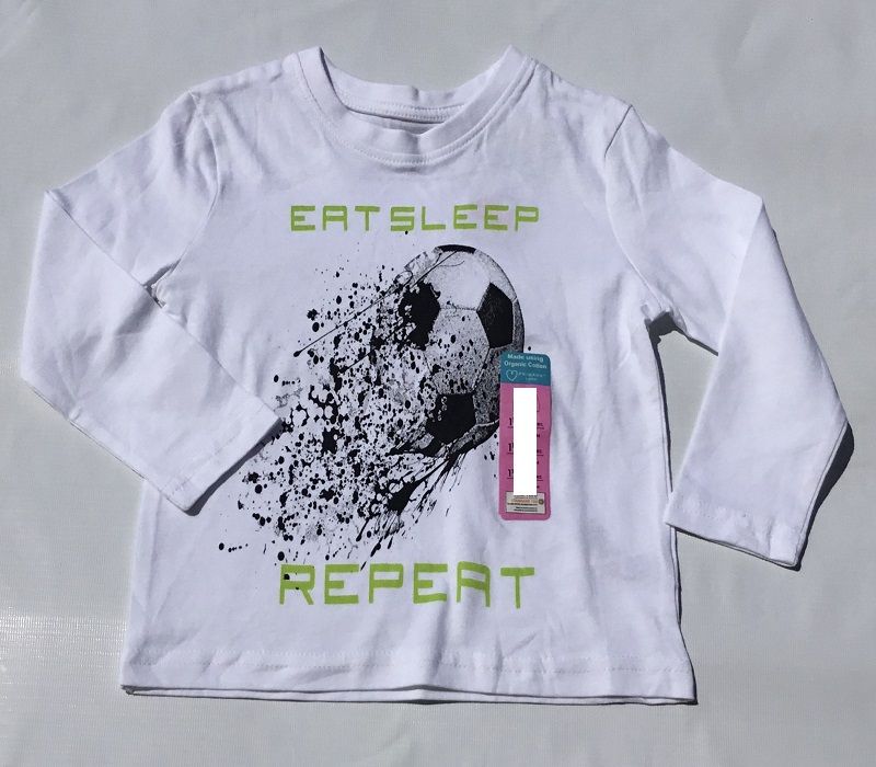 Boys Long Sleeve Top - White