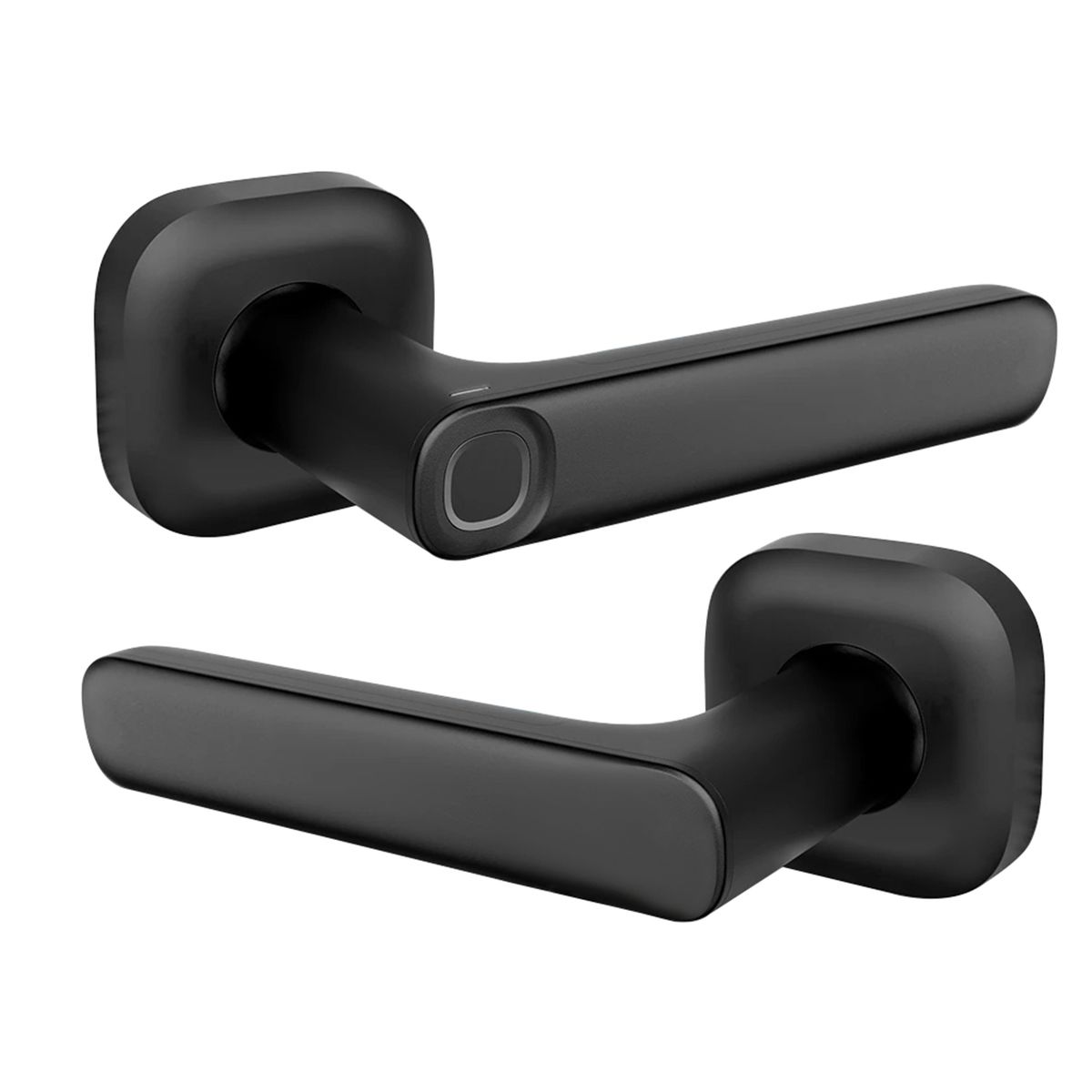 Smart Fingerprint Handle Lock Electric Door Lock Cordless