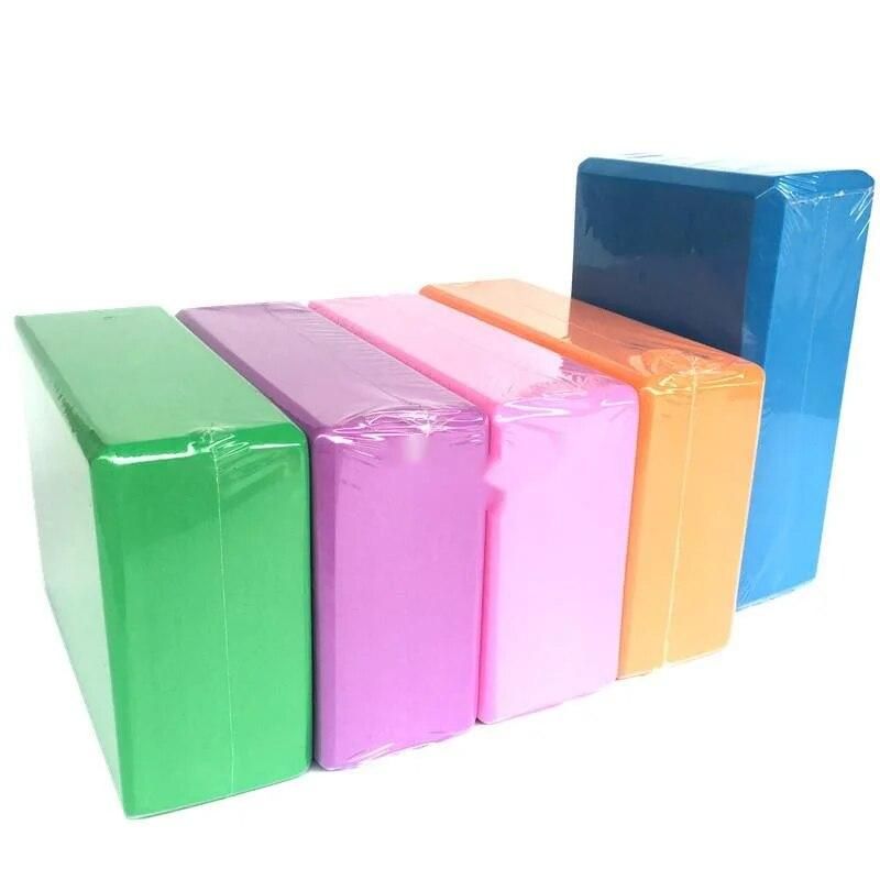 Yoga Brick EVA Foam Dance Practice Split Leg Auxiliary Training Brick Portable Fitness Equipment Sport Yoga Blocks