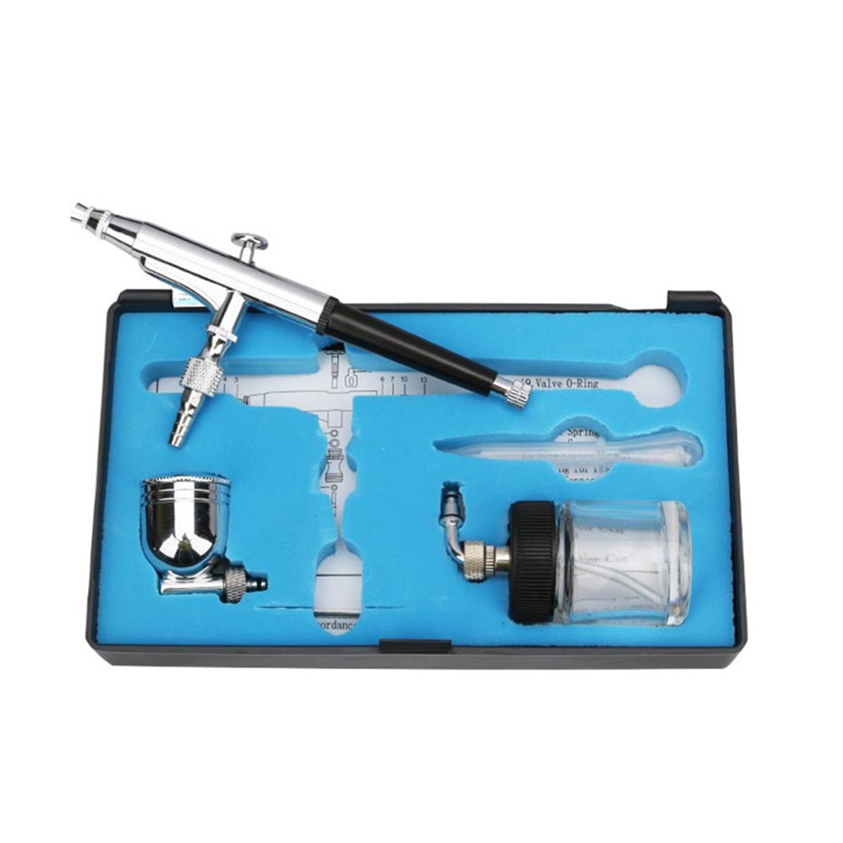 Airbrush Gun Gravity And Siphon Feed Airbrush 0.3mm Nozzle