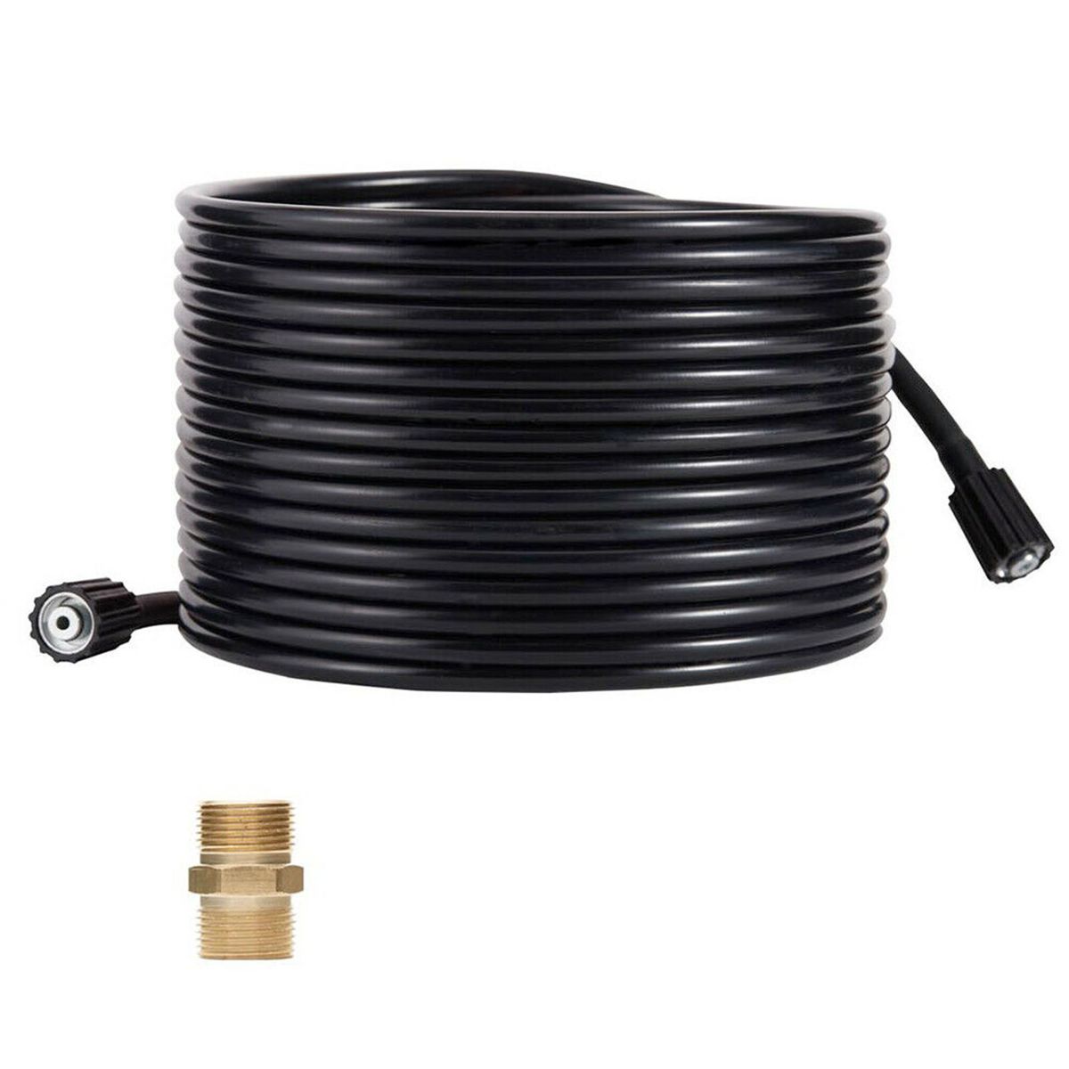 50FT Pressure Washer Cleaning Hose M22 Connector Replacement