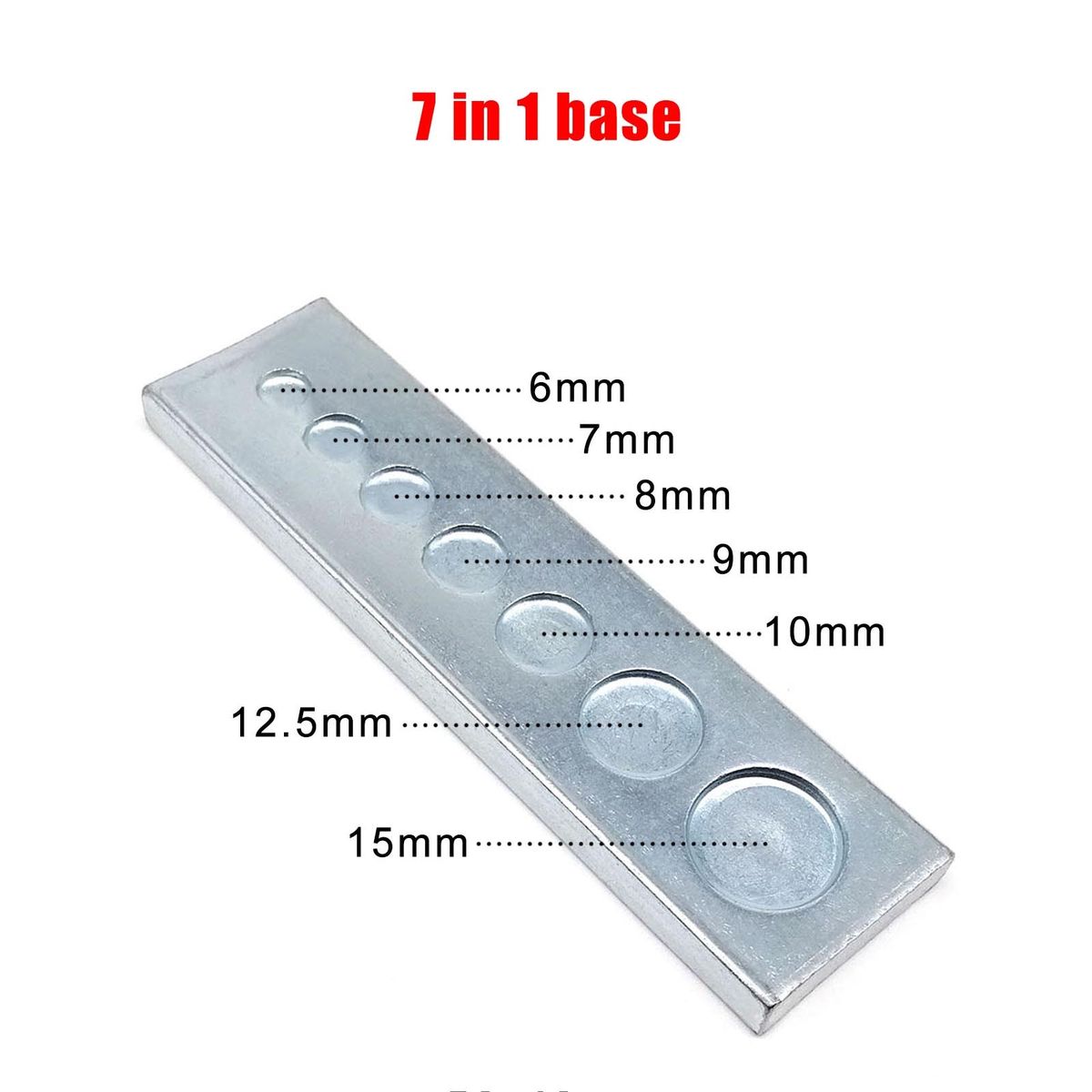 Hand Die Punch Tool For #831 #633 #633 #201 Metal Leather Jacket Coat Bag Clothes Press Popper Snap On Stud Fastener