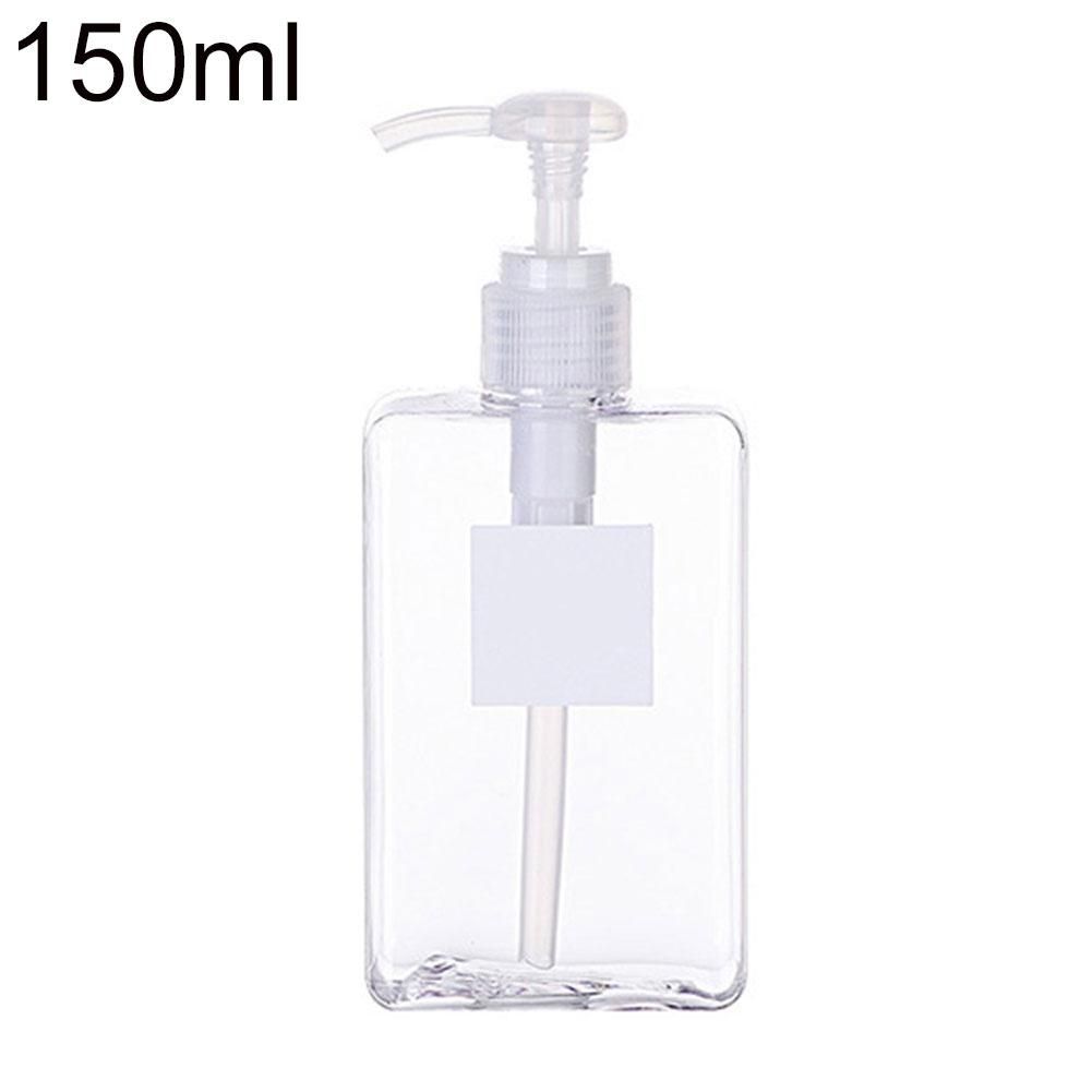 100/150/250ml Home Shower Shampoo Lotion Empty-Clear