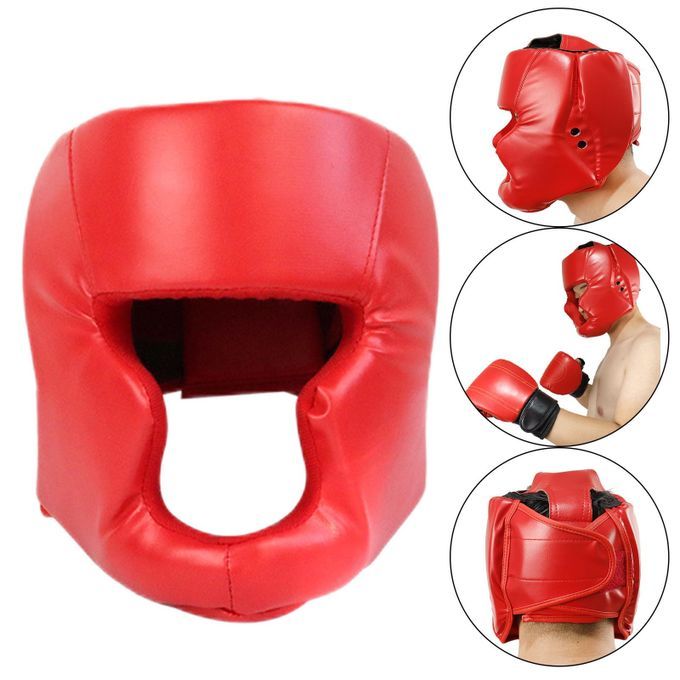 Professional Head Guard Boxing Sparring Muay Thai 58 To 66CM Red