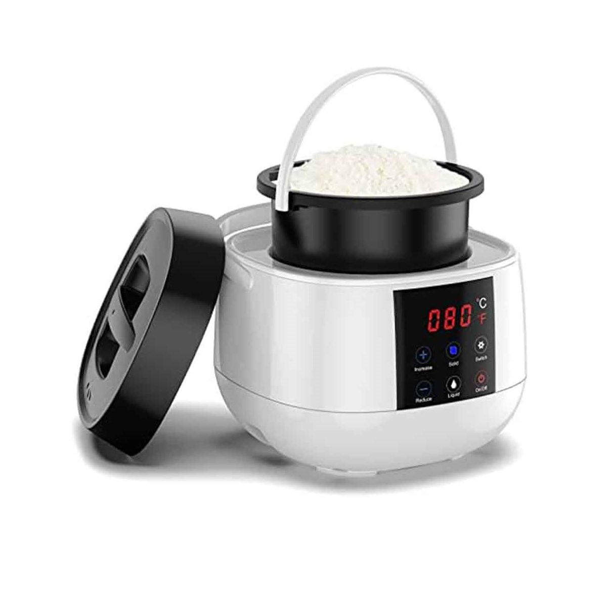Candle Making Wax Melting Pot, Wax Melter for Candle Making,LED Temperature Display for Adults Beginner, Soy Wax EU Plug