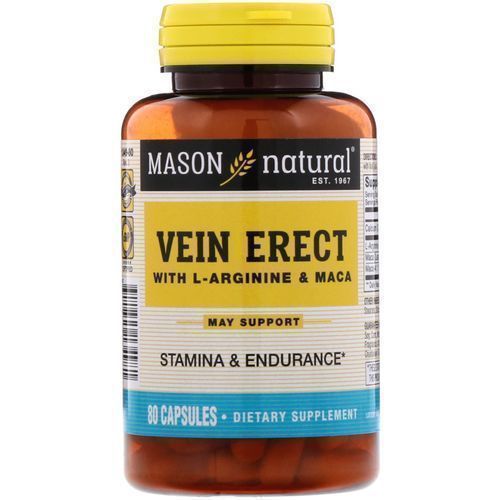 Vein Erect With L-Arginine And Maca. - 80 Capsules