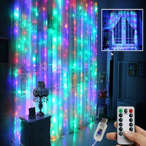 3*3m 300LED String Lights Curtains