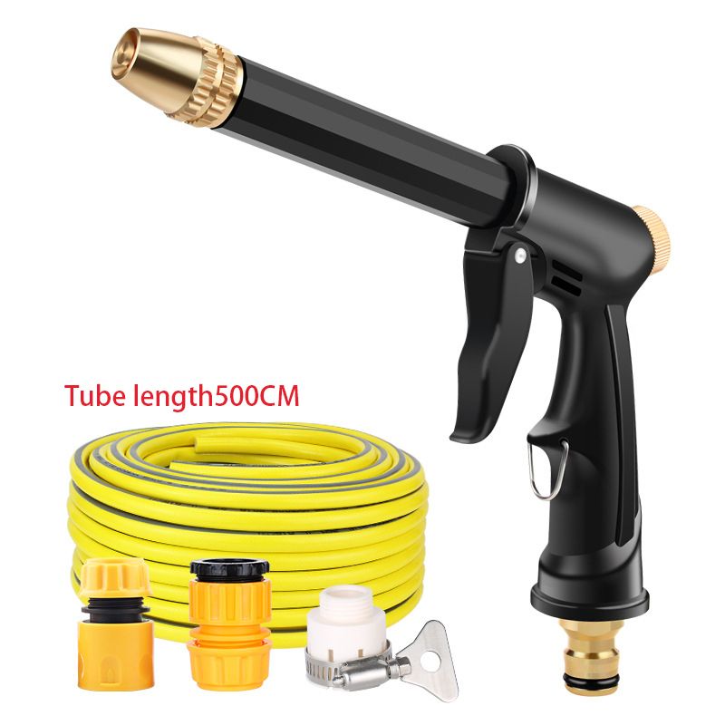 Portable High-pressure Water Gun Multifunction Car Wash Gun  Lawn Irrigation Hose Nozzle Sprinkler