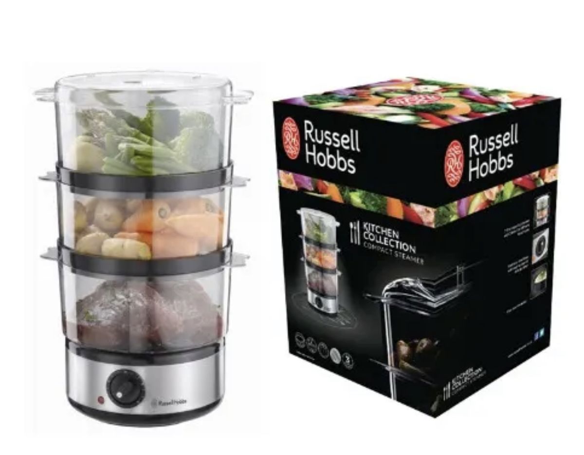 Versatile 3-Tier Food Fish And Vegetables Steamer