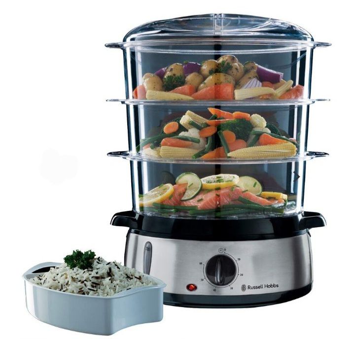 Cook@Home 3 Tier Food & Vegetable Steamer - 800W