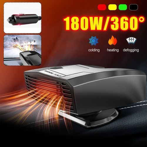12V/24V 180W 360? Windsc Portable Car Air Heater Cooling Fan
