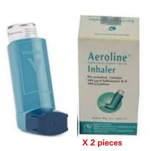Aeroline Asthma Inhaler (2 Pcs)