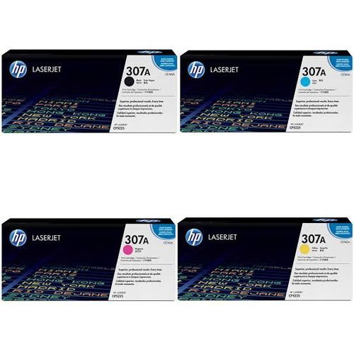 100%  ORIGINAL 307A Black, Cyan, Magenta, Yellow LaserJet Toner Cartridge(all 4 Colours In One Shipping)