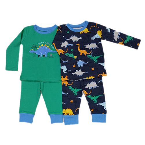 Pyjamas 2 Pack Long Sleeve Top And Pants Green