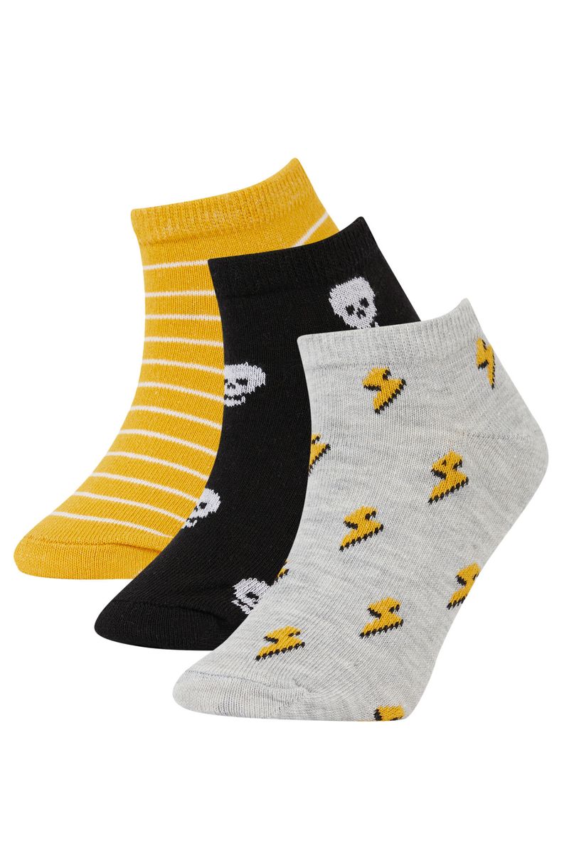 3-Pack Boy Socks Low Cut Socks-Karma