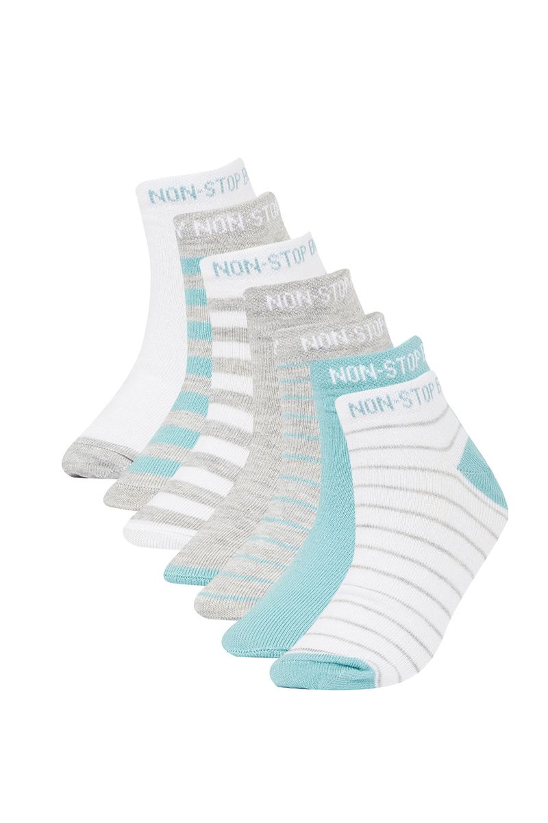 7 Piece Boy Casual Low Cut Socks - Karma