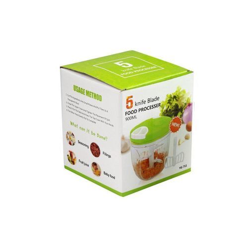 5 Blade Manual Speedy Chopper Vegetable Cutter Grinder