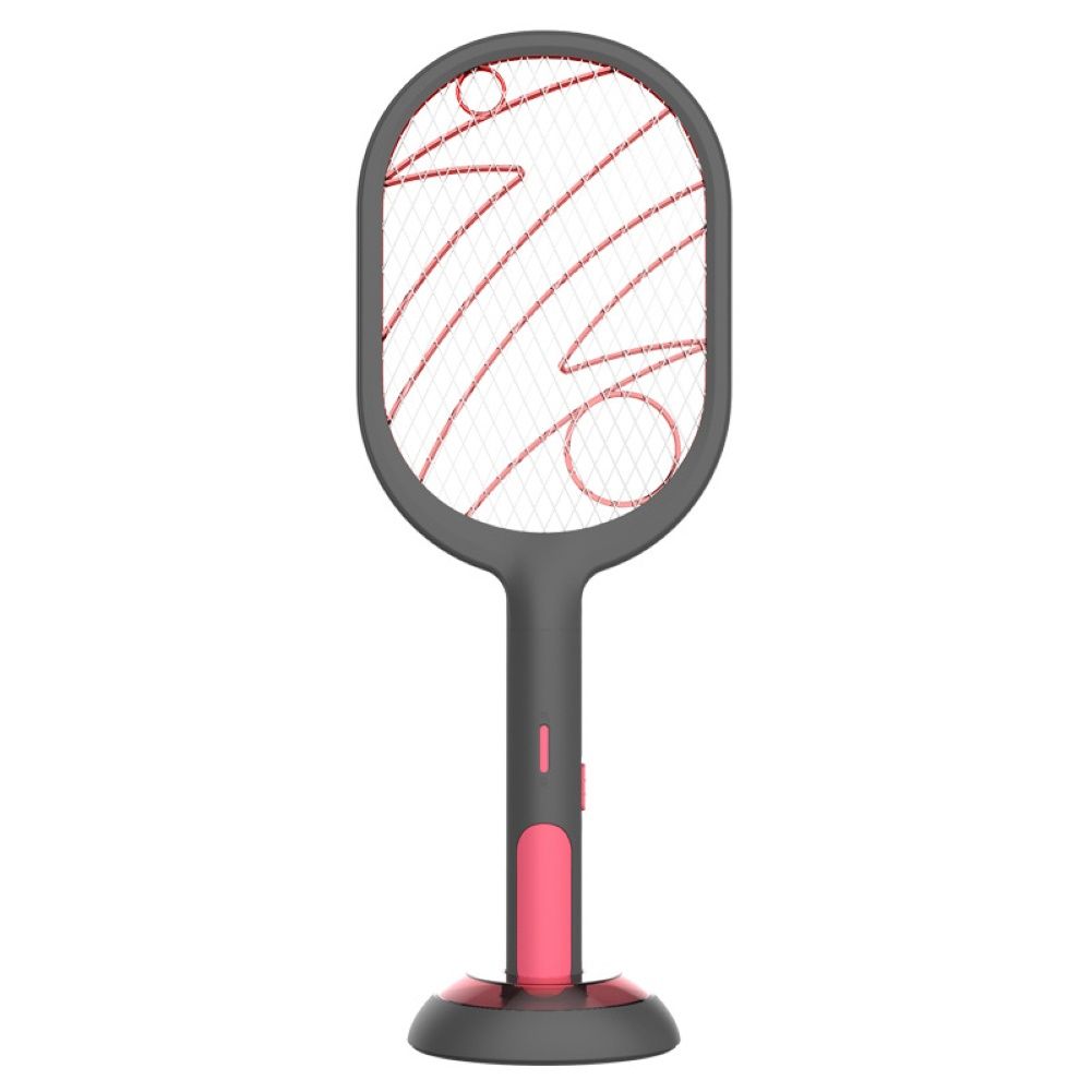 Rechargeable Electric Fly Mosquito Zapper Bug Insect-Black