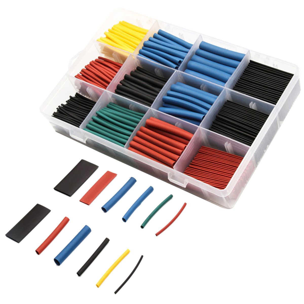 560pcs 2:1 H-eat Shrink Tubing Assortment Kit Electric