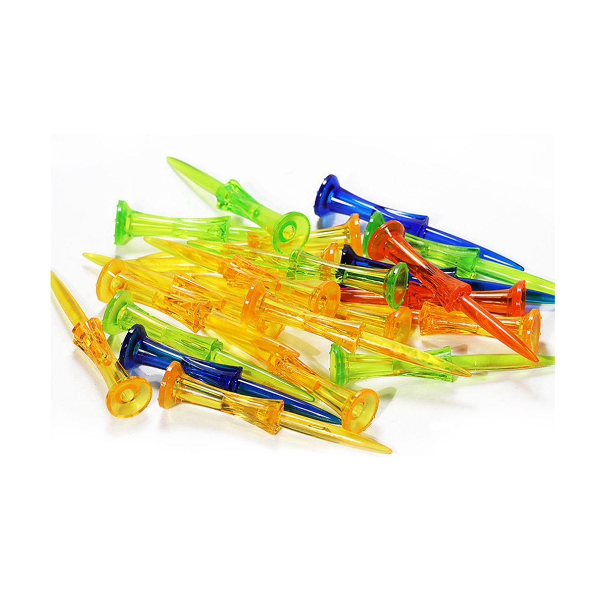 100PCS Golf Tee Portable Golf Training Tees Holder Reusable
