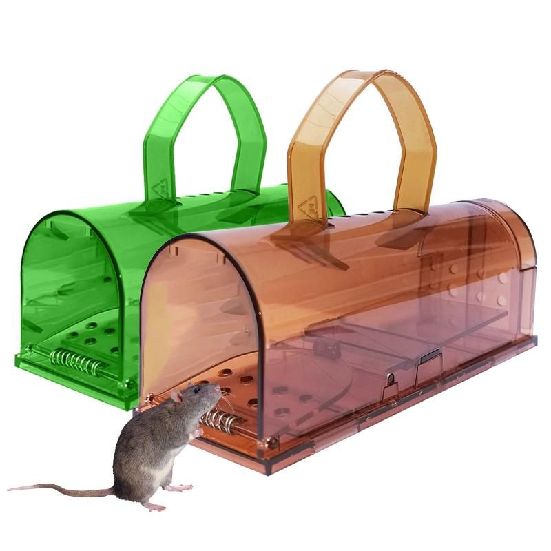 2pcs Humane Mouse Trap Reusable Mice Catch And Release (Gree